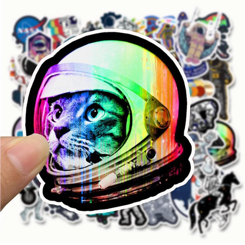 50/шт мечта космический астронавт ПВХ Граффити стикер классический креативный дизайн коллекция подарок Высокое качество печать LL-054