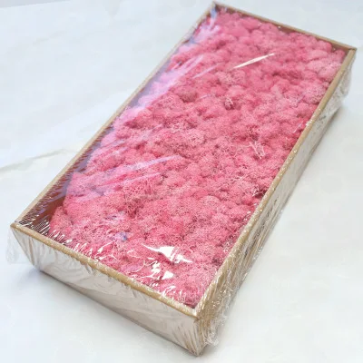 pink 2 Flone зеленые растения зеленый мох Свадебные украшения для дома аксессуары бесмерный мох долгосрочное сохранение Моха - Цвет: pink 2