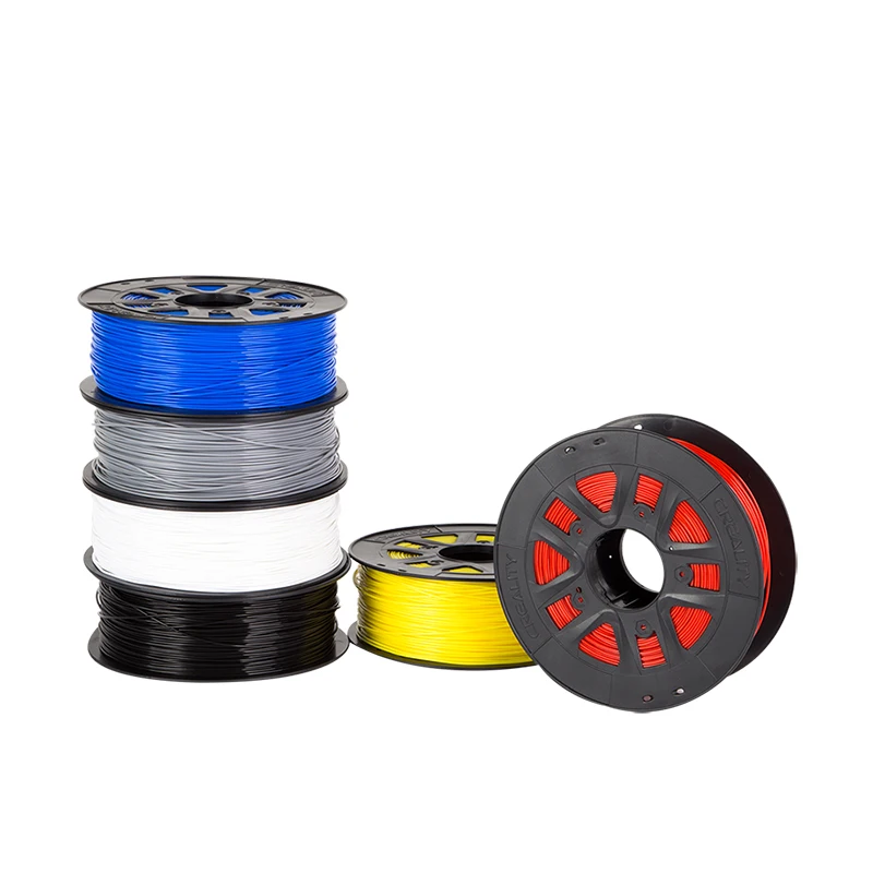 Дешево Черный поднос и желтый посылка красочные из пла пластика для CREALITY 3D принтеры Высокое качество 1,75 мм 1 кг гладкая