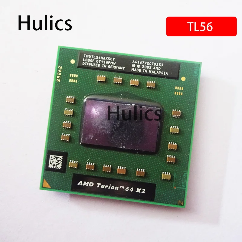 Hulics оригинальный AMD Turion 64 X2 мобильный технологический Стандартный 56-дюймовый TL56