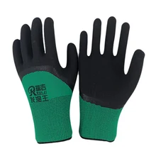 Горячая Распродажа нейлон спандекс микротонкие поролоновые перчатки нитриловые безопасные рабочие перчатки мужские защитные перчатки
