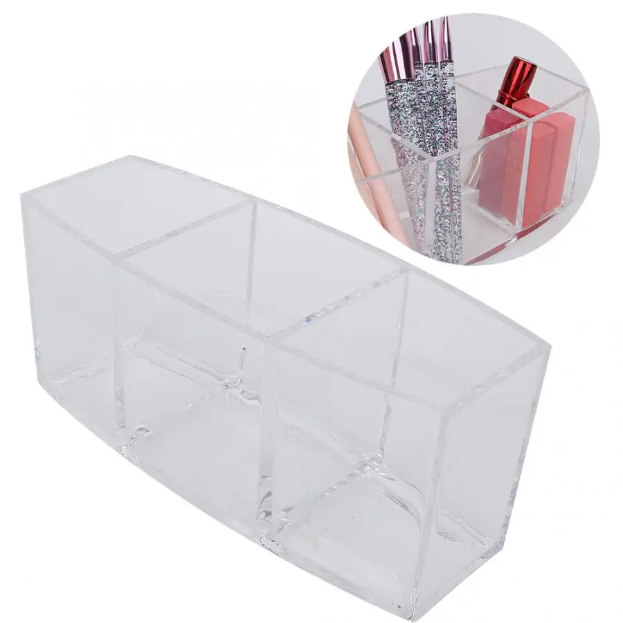 Desktop Acrylic Clear Rectangle Shape Makeup Brush Holder Organizer Storage Box Makeup Tool Kits Make Up Tools Set for for Women Desktop Acrylic Clear Rectangle Shape Makeup Brush Holder Organizer Storage Box Makeup Tool Kits Make Up Tools Set for for Women