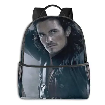 

Orlando Bloom 3D Print Student School High Quality Backpack Popular Man Woman School Book Bags