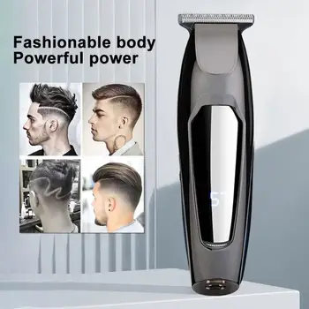 

Styling Tools LCD Display Cutting Cordless Multifunctional Hair Clipper Waterproof Salon For Men Beard Shaver USB Rechargeable