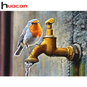 

Huacan Diamond Painting Full Square Bird 5D Diamond Embroidery Mosaic Animal Kits Art Home Decoration