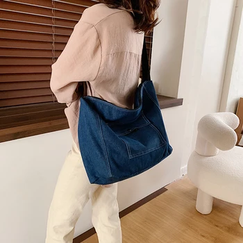 

Canvas Crossbody Bags for Women High Quality Ladies Large Capacity Female Handbags Tote Bag Casual Designer Ladies Messenger Bag