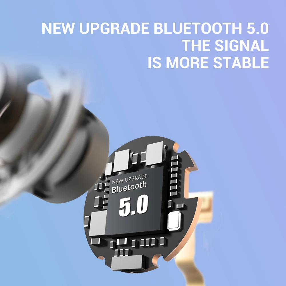 BlueTronix TWS Bluetooth Earphones with Microphone Touch Control Wireless Headsets HIFI Mini In Ear Earbuds Sport Running HDCall