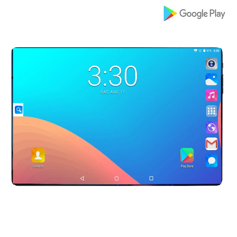 2019 новый дизайн 10,1 дюймов android 9,0 планшетный ПК 6 ГБ и 64 Гб Две sim-карты 1280*800 HD большой экран Двойная камера 8 ядер планшеты