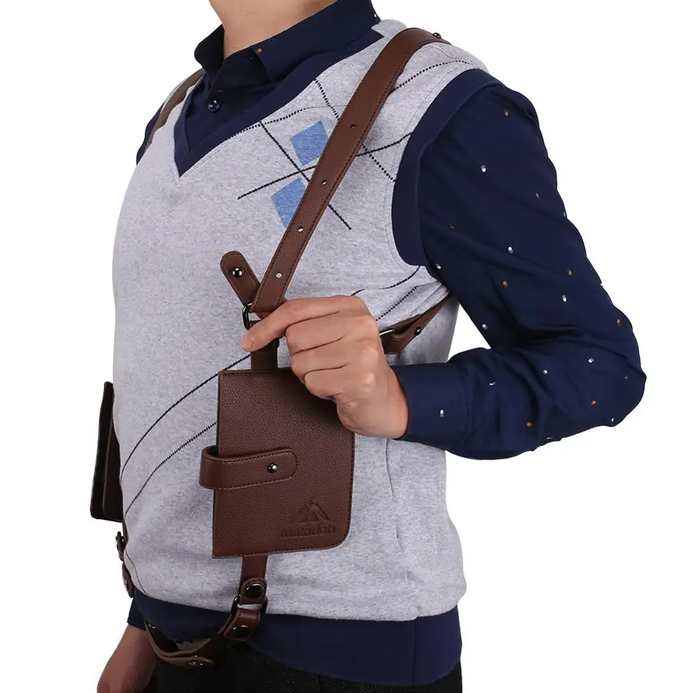 Anti-Theft Hidden Underarm Strap Wallet Pocket Holster Phone Shoulder Holster Bag Leisure Double Shoulder