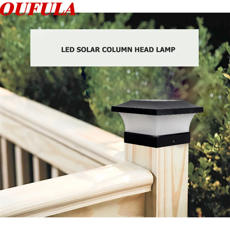 

OUTELA Solar Pillar Light wall light LED Waterproof Outdoor Fence Gate Garden Fence Corridor Light Patio