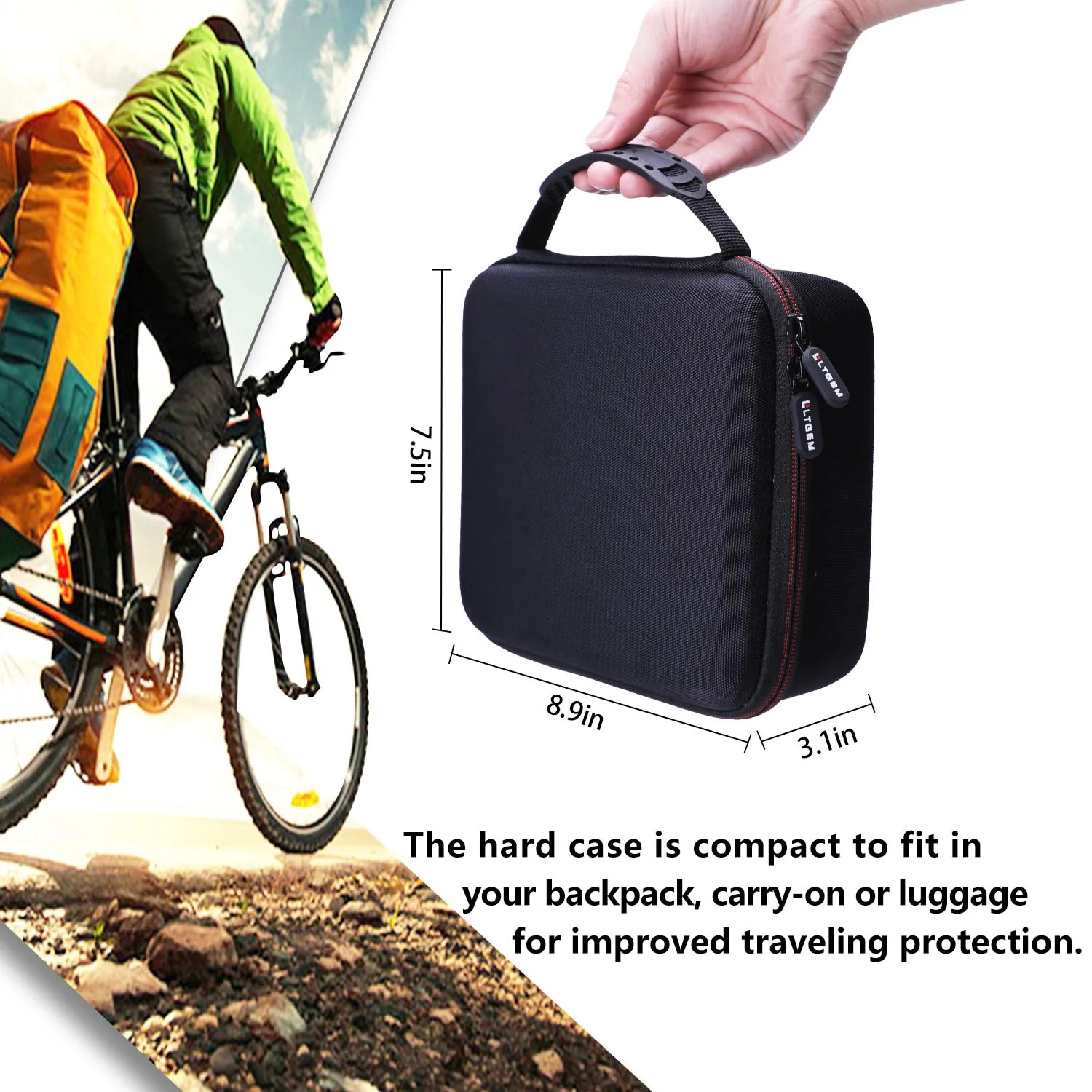 LTGEM Waterproof EVA Hard Case for Beard Trimmer for Men