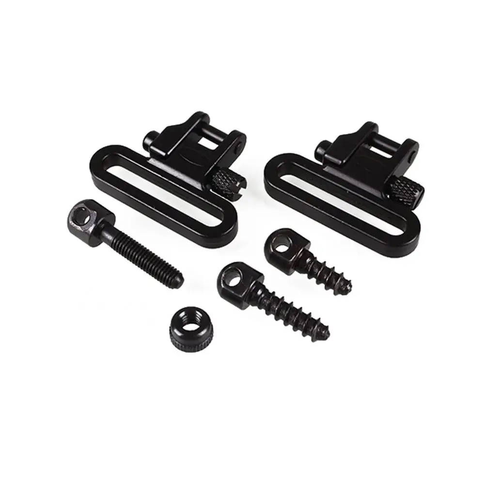 

Quick Detach 1.25" QD 300lb Rifle Sling Mounting Set Swivels & Screw Stud Base Kit Tool