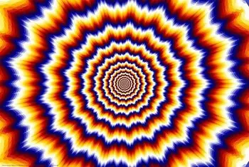 

Fractal Illusion Trippy Acid Lsd Psychedelic Silk Poster Decorative Wall Painting 24X36Inch