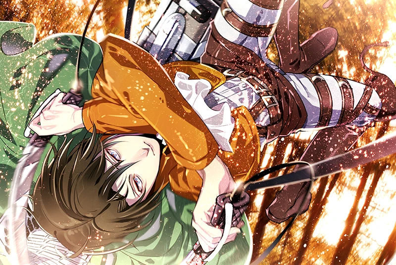 Jigsaw Puzzle 83-118 Shingeki no Kyojin Eren Mikasa Armin 300 Pieces