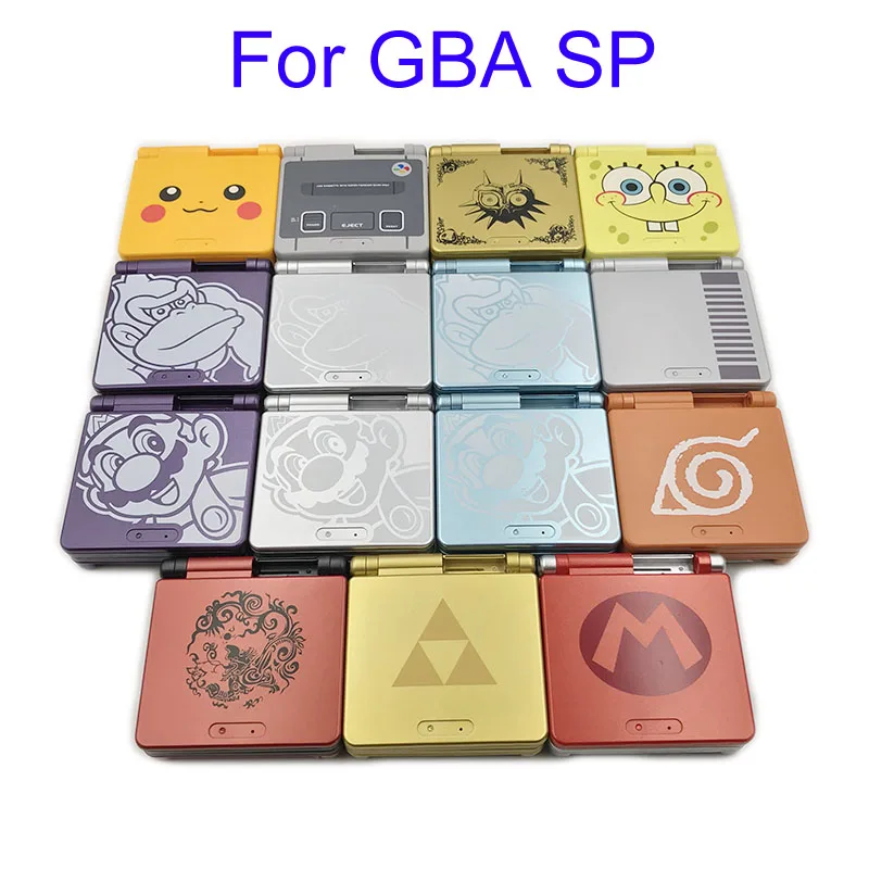

10pcs Full Repair Parts Replacement Housing Shell Cases Cover Kit Replacement Part Sets For Game- boy Gba Advance SP