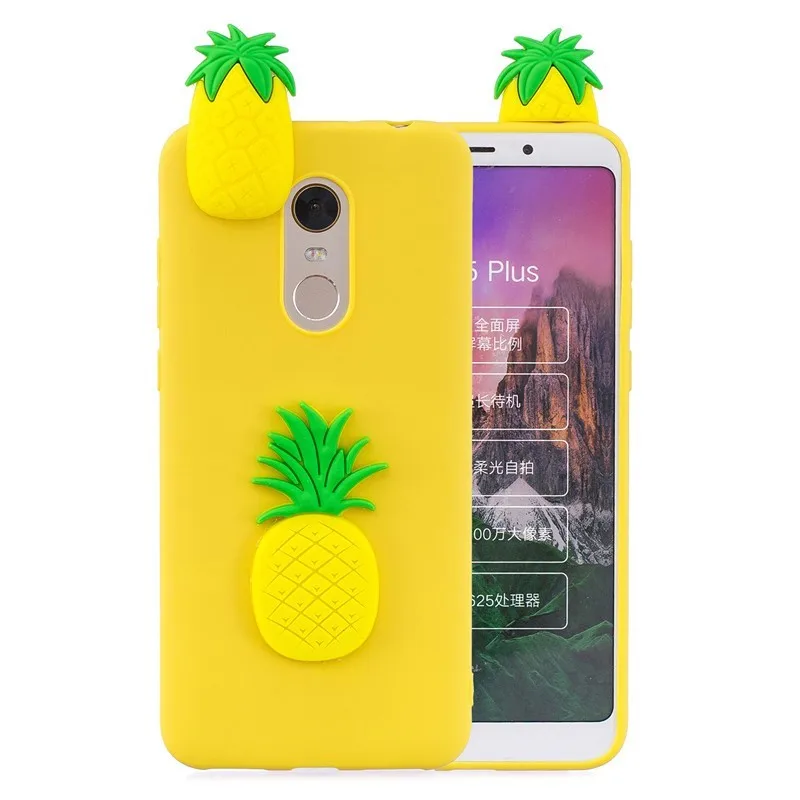 Мягкий ТПУ чехол с 3D единорогом пандой КАКТУСОМ для Xiaomi Mi A1 A2 Lite A3 9t Redmi 7 6A 4X S2 Note 8 6 5