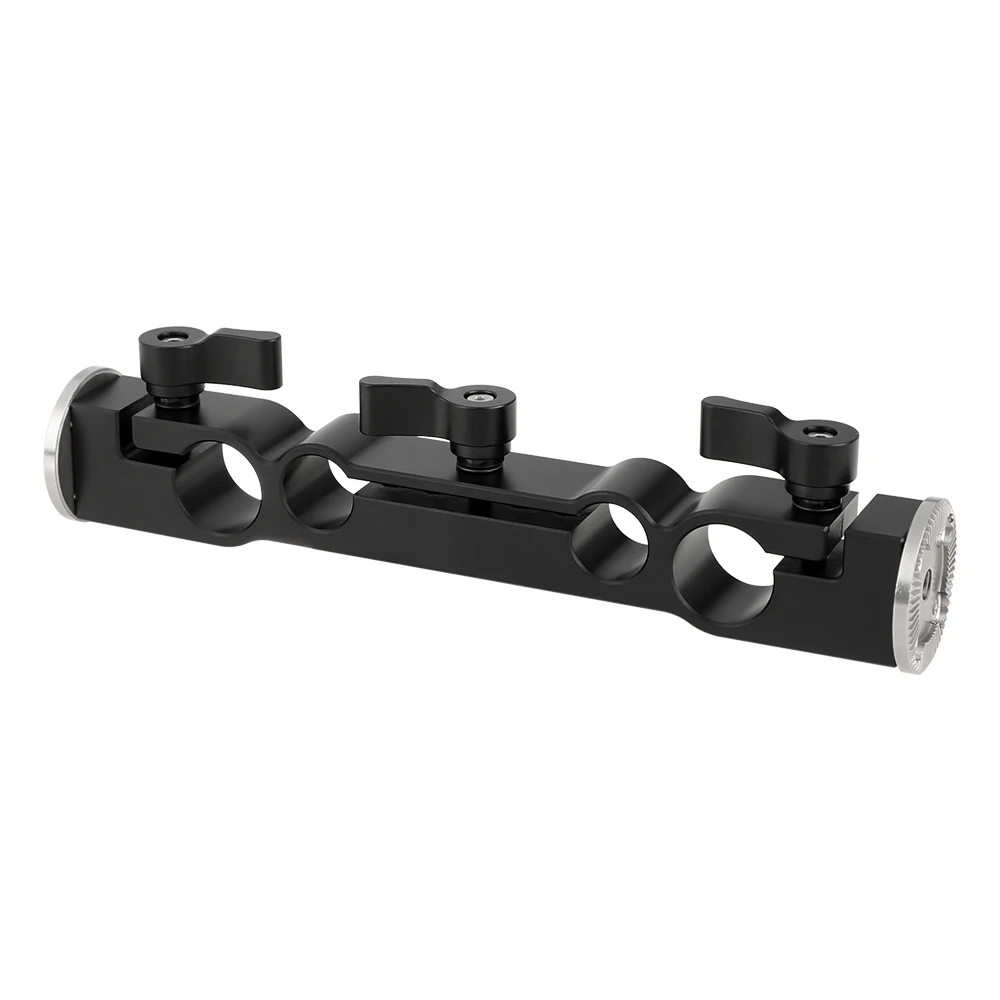 Clipe de Tubulação com Dupla Montagem para Câmera Hdrig Duplo-port Haste Braçadeira Terminou m6 Arri Estilo Roseta Czie Kit Rig 15mm 19mm