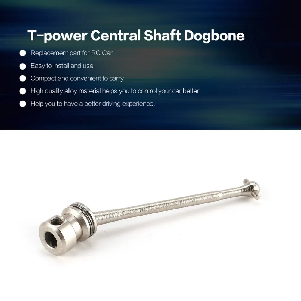 T-power Metal Front Wheel Drive Shaft Dogbone Accessories Spare Parts Kit for FY-01/02/03/04/05 Wltoys 12428 12423 RC Car