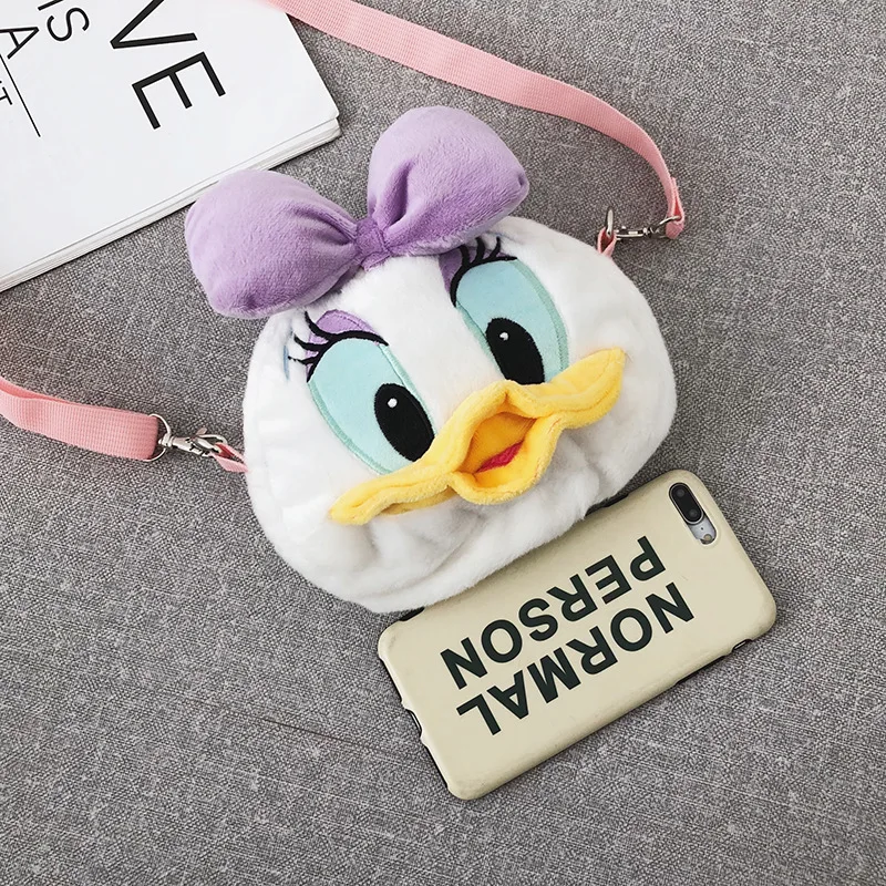 Disney Мультфильм Дональд Дак милая плюшевая сумка кукла через плечо