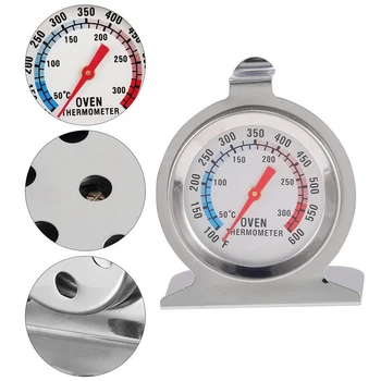

Kitchen Meat Thermometer Stainless Steel Food Cooking Meat Oven BBQ Steak Probe