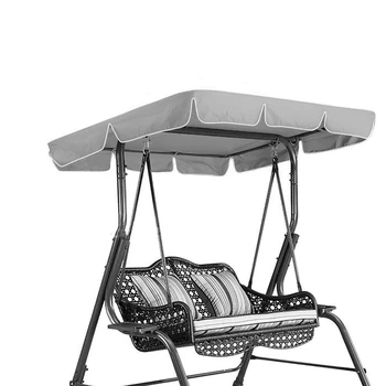 

Waterproof Swing Seat Top Cover Outdoor Rainproof Durable Anti Dust Gray Outdoor Rainproof Durable Anti Dust Protector Garden