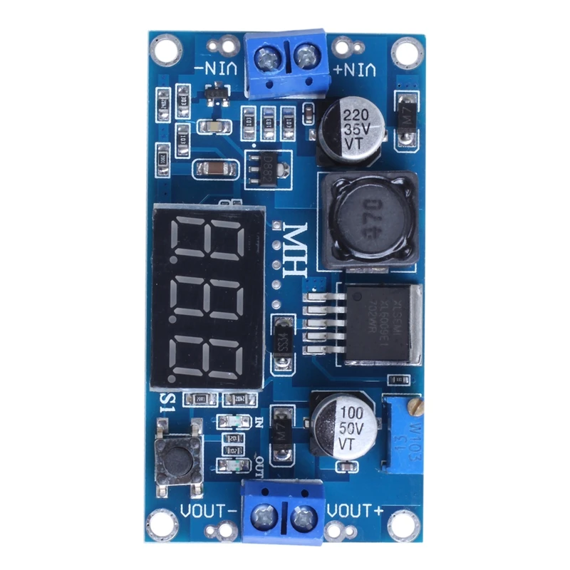 LM2577 DC Регулируемый повышающий источника питания модуль 3 цифра