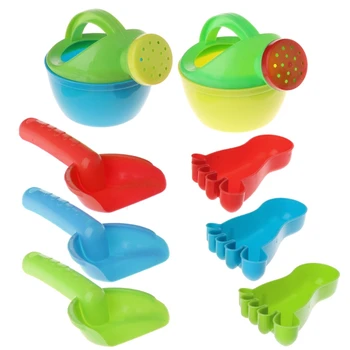 

Drop Ship 3 Pcs/ Set Children Sand Beach Toys Watering Can Set Bathing Playing Tools Simulation