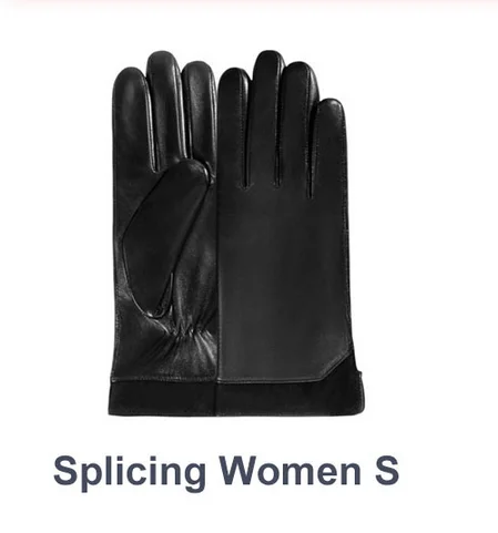 Splicing Women s New Xiaomi Mijia Qimian Lambskin Touch Screen Gloves Spanish Raw Winter Autumn Thicken Warm unisex for driving,moto,fishing - Цвет: Splicing Women s