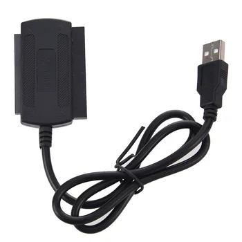 

3 in 1 USB 2.0 to IDE SATA 2.5/3.5'' Hard Drive HD HDD Adapter Converter Cable Black