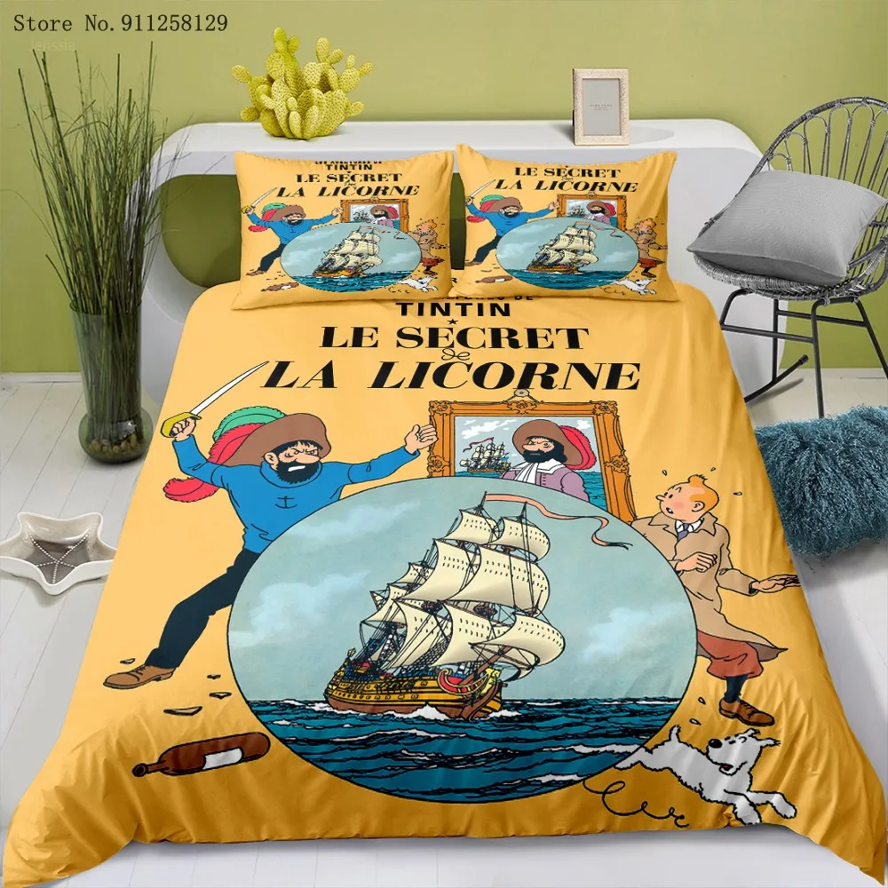 Комплект постельного белья The Adventure Of TinTin набор из 2/3 предметов пододеяльник с