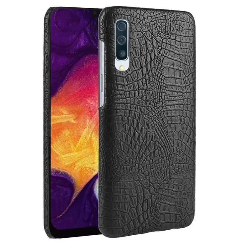 Чехол для Samsung Galaxy A30s Роскошный чехол из искусственной кожи жесткая пластиковая