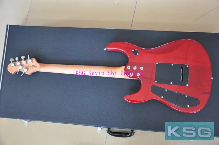 Ernie ball Music Man John Petrucci JP6 электрогитара Прозрачная отделка Music Man JP6 гитара гитара