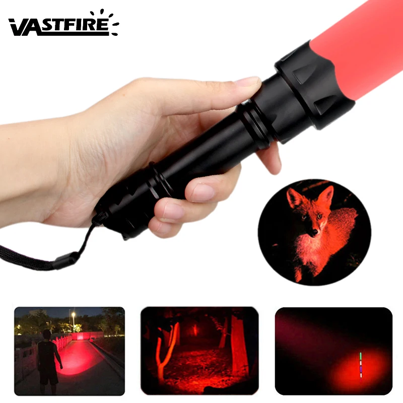 

T20 400 Yard Zoomable Weapon Gun light Red Lanterna Airsoft Rifle arma Flashlight Pistol Scout Light Torch Hunting Pictinny Rail
