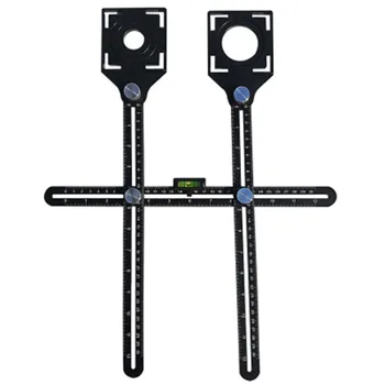

Tile Hole Locator - Multi-Functional Adjustable Tool Masonry Glass Fixed Punch Angle Measuring Ruler Tile Artifact Template Sale