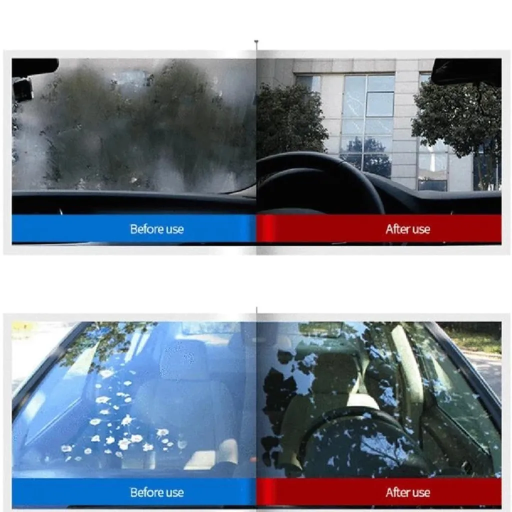 2 в 1 автомобильный очиститель ветрового стекла быстрая очистка спрей против пятен очиститель стекла Lavado de autos 60 мл
