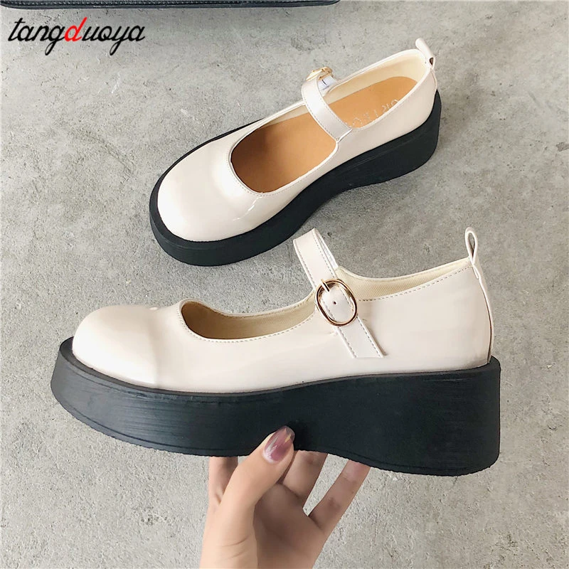 girls black lace up pumps