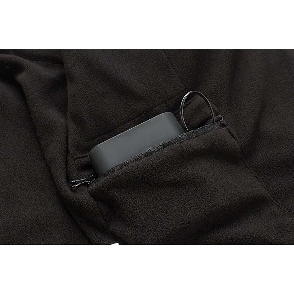 Зимняя мужская куртка с длинным рукавом, Смарт USB, с электрическим подогревом, теплая куртка на молнии, пальто, верхняя одежда, спортивная мужская куртка, зимнее пальто