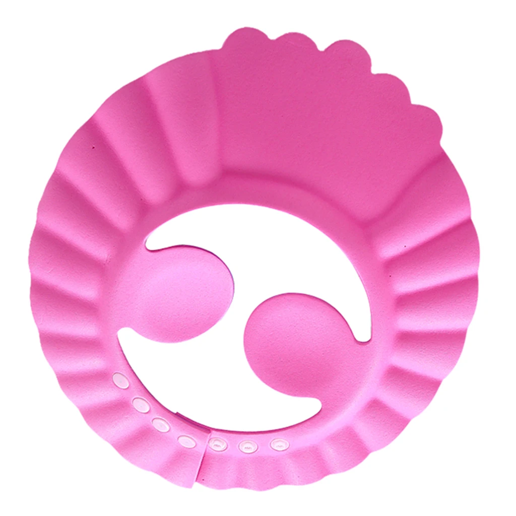 Adjustable Lightweight Baby Bath Cap EVA Plastic Waterproof Shower Caps Hat Children Toddler Shampoo Bathroom Accessories