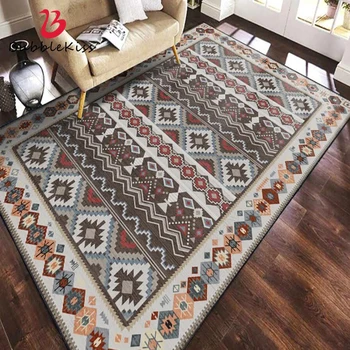 

Bubble Kiss Bohemian Style Living Room Carpet Retro Geometric Pattern Decor Carpet Home Bedroom Area Rug Girl Room Floor Mat Rug