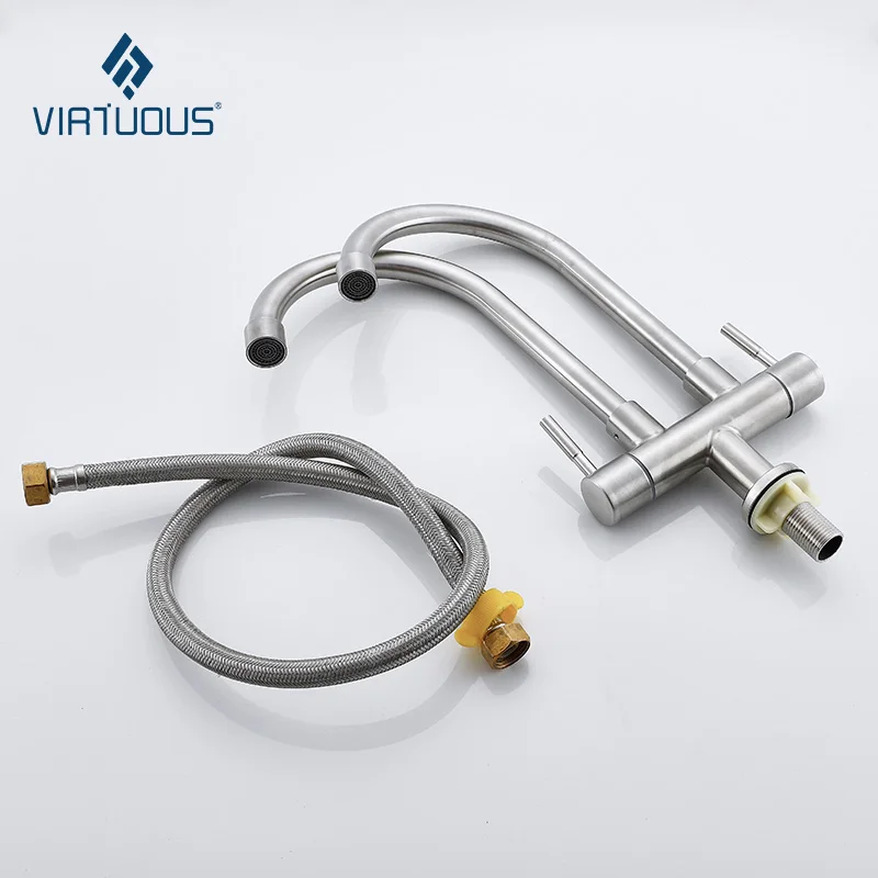 

Contemporary double rotating kitchen faucet faucet tap sink faucet kitchen water tap mixer tap
