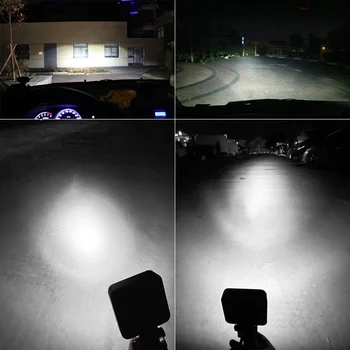 

Square LED Work Light Spotlight 6000K Auto Exterior Parts 3 Inch 90W 9000LM