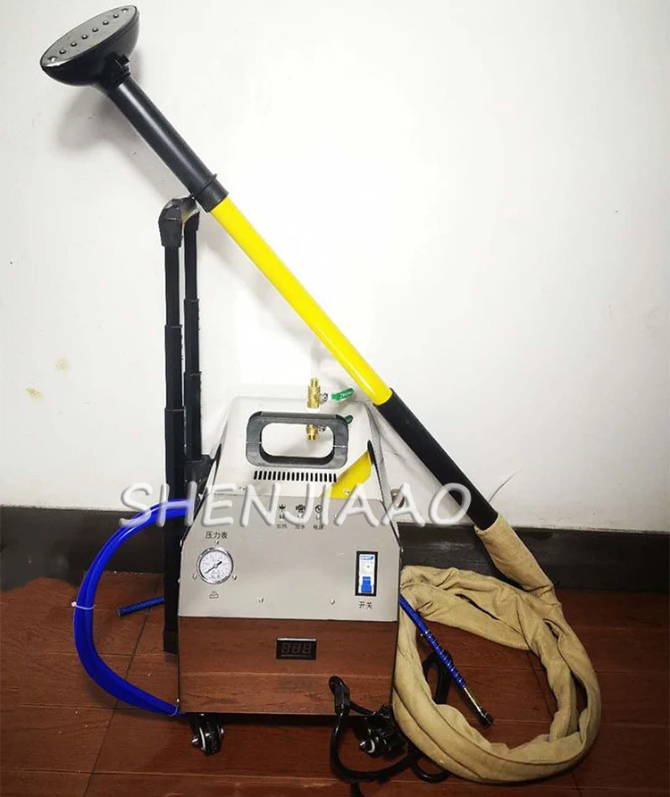 Steam Garment Ironing Machine Pull Rod Type With Water Tank Automatic Energy-Sav
