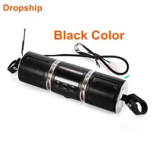 MT487 12V черный белый мотоцикл MP3 музыкальный плеер Bluetooth стерео динамик fm-радио с светодиодный дисплей Водонепроницаемый