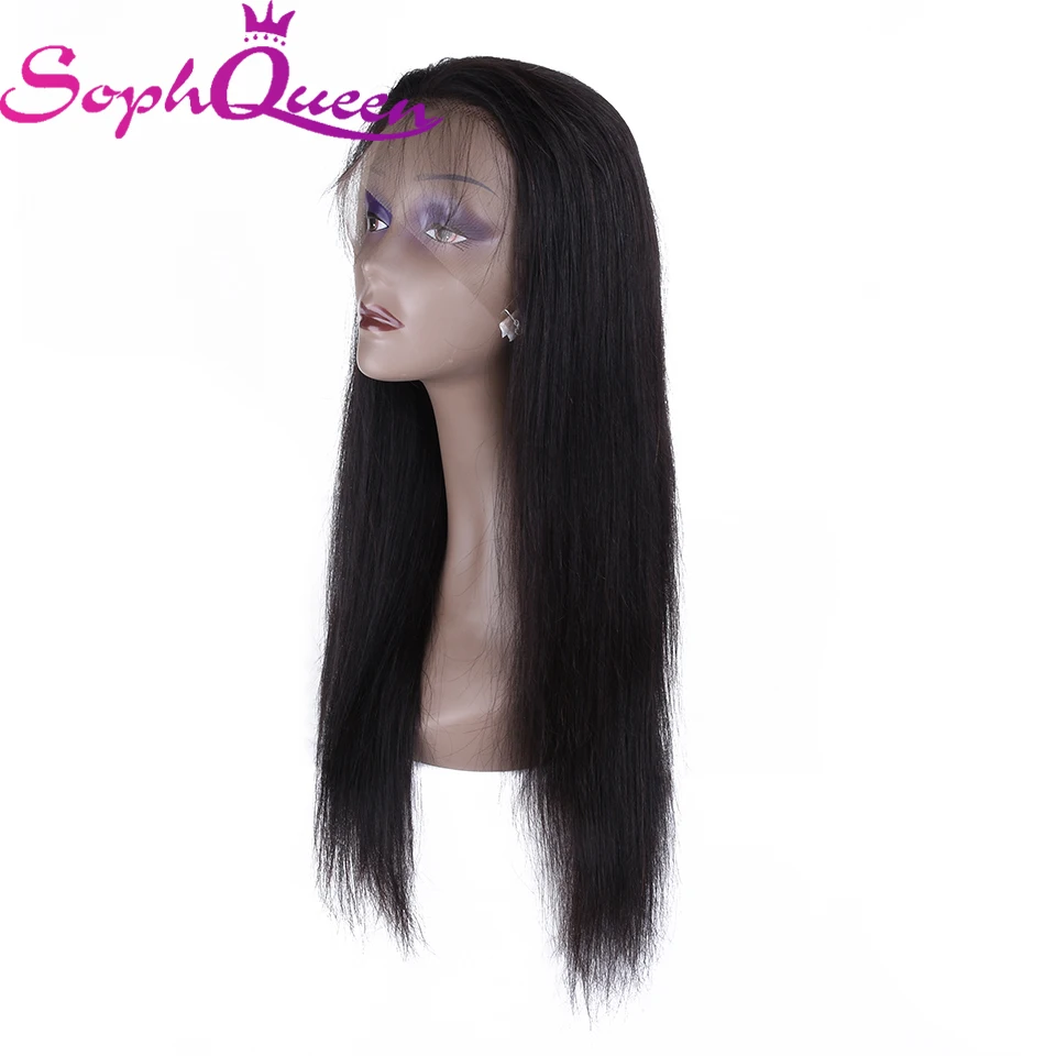 Соф queen hair парики 13*4 Кружева передние человеческие волосы парики для чернокожих Для женщин бразильский человеческих волос парик шнурка прямой парик шнурка