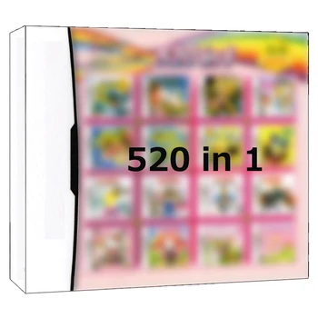 

DS Video Game Cartridge Console Card Compilation 520 In 1 for DS 3DS 2DS
