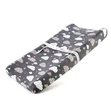 Простыня для колыбели, пеленальный коврик, набор, ультра мягкий, эластичный, облегающий, сменный коврик, чехлы для мальчиков или девочек, 2 упаковки, КИТ/облако