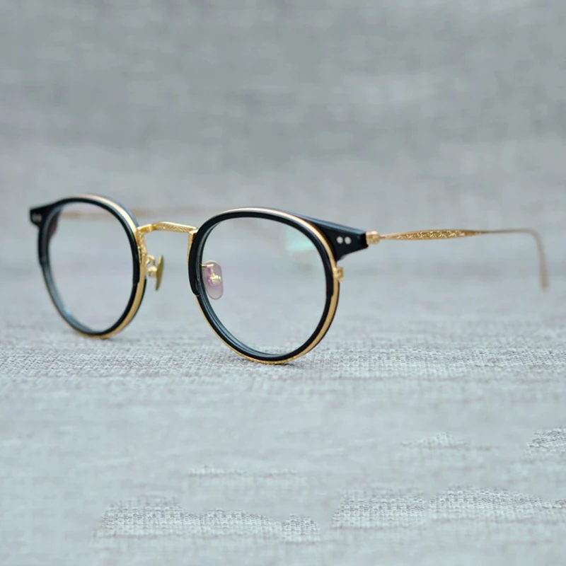 Cubojue, титановая оправа для очков, мужские Брендовые очки для глаз, wo, мужские винтажные очки без рецепта для оптических линз