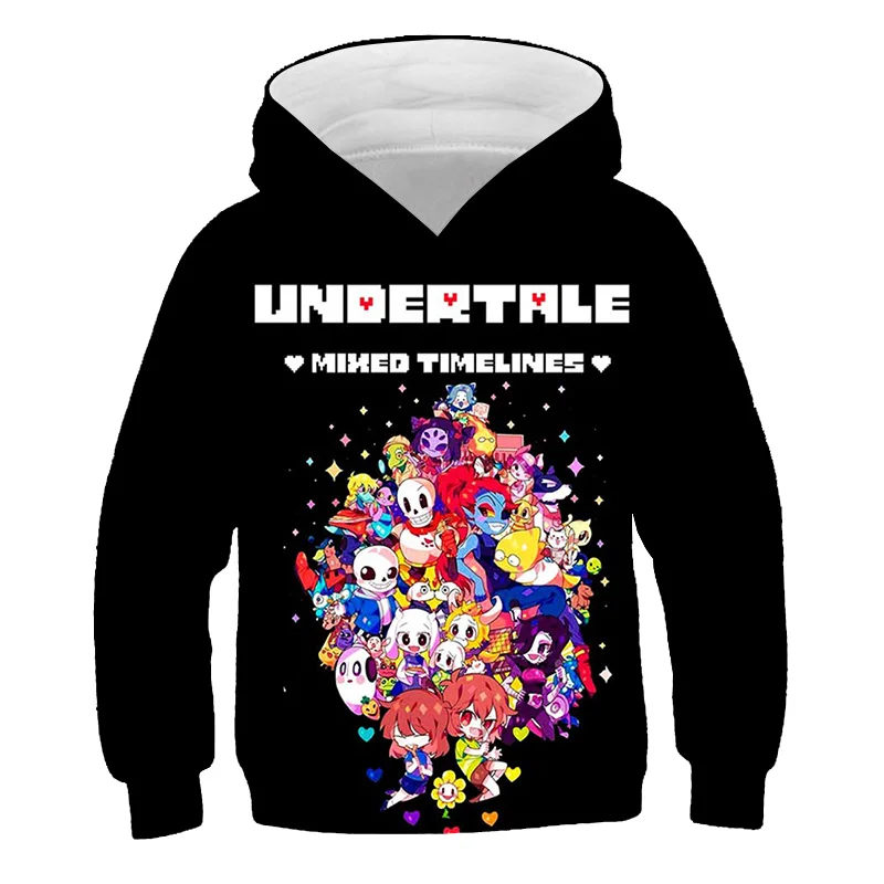 Толстовки с изображением игры Undertale забавная кавайная толстовка для мальчиков и