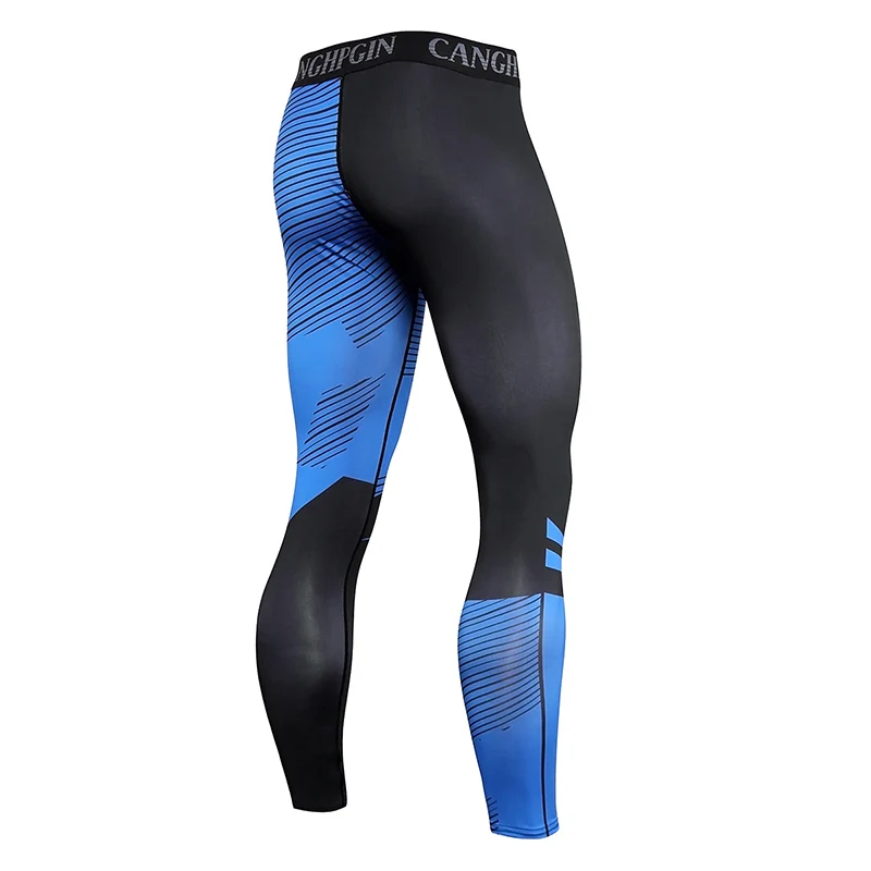 Men Compression Running Pants Quick Dry Sportswear Tights Joggings Workout Gym Leggings Fitness Training Bottoms