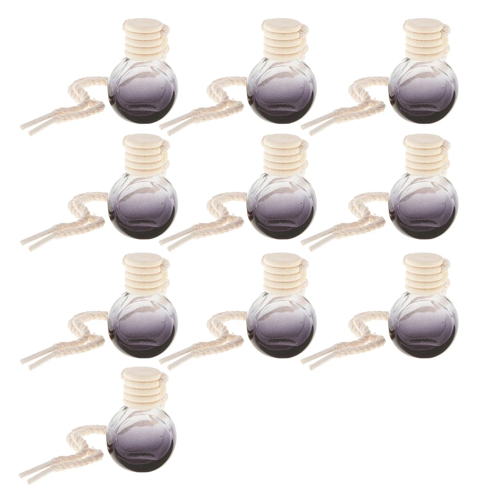10pcs Empty Refillable Car Perfume Bottle Car Air Freshener Perfume Diffuser Bottle